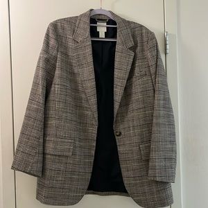 Women plaid blazer. Size S.